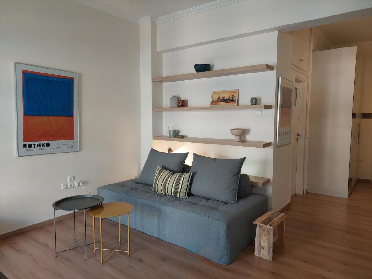 아테네 Cholargos Metro Station 2 Persons Cozy Studio. 아파트 외부 사진