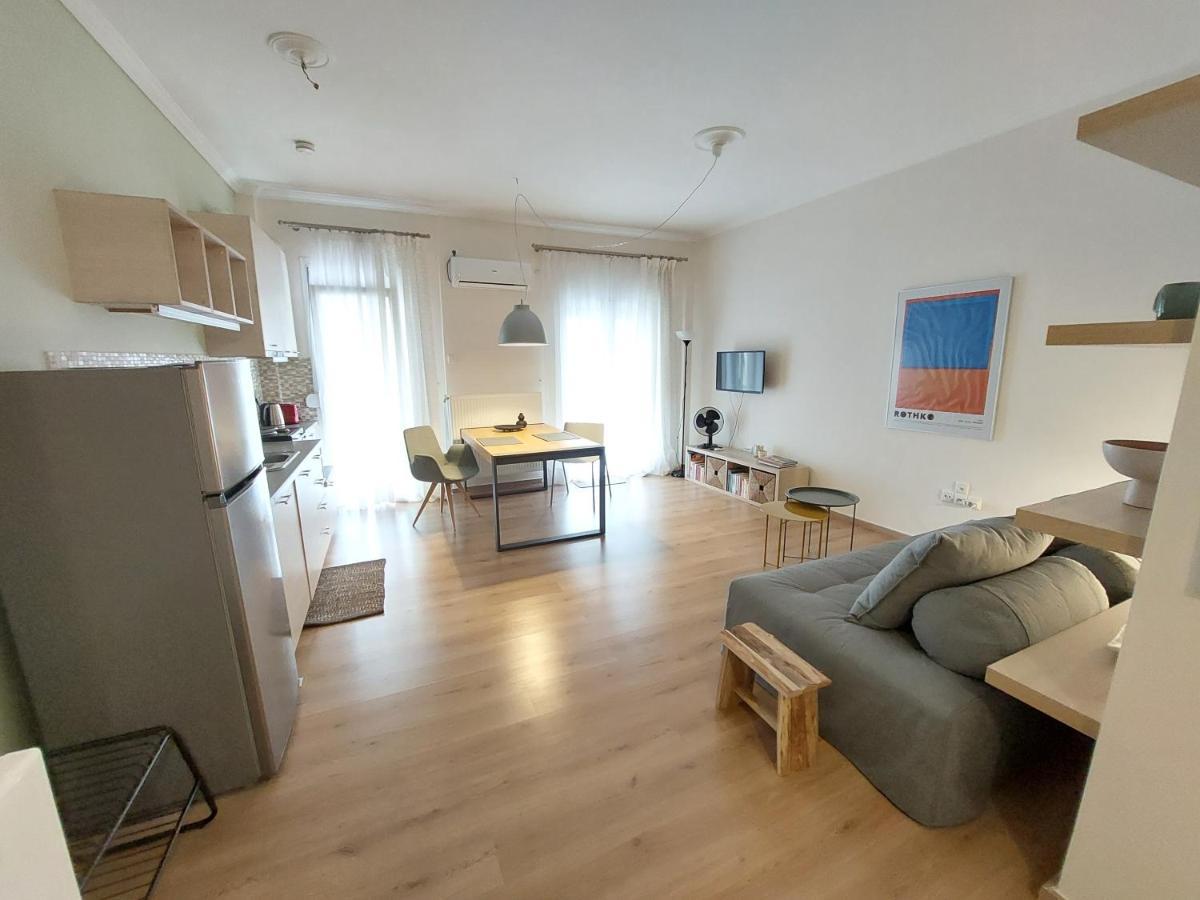 아테네 Cholargos Metro Station 2 Persons Cozy Studio. 아파트 외부 사진